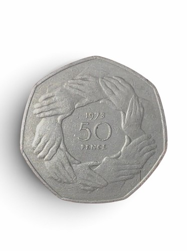 1973 50p fifty pence old - fifty,