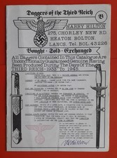 Daggers of the Third Reich - Harry Hilton Price list