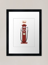 Retro Style Love Gas Pump