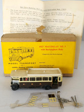 OO Gauge EAMES Model Kit - 1927 Maudsley ML 3 Bus - Metal Construction