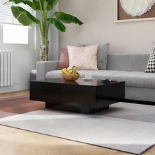 Coffee Table Black 90x60x31