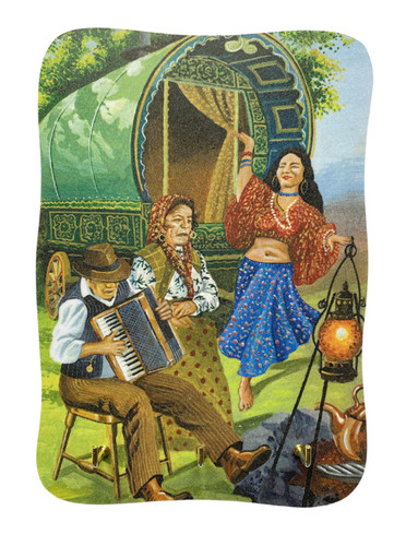 Romany gypsy dancer key rack - rack,
