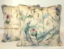 VOYAGE MAISON "CIRSIUN IN DAMSOM" - PIPED HANDMADE CUSHION COVER - VARIOUS SIZES