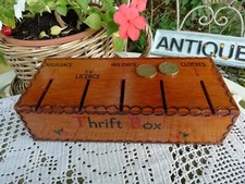 Vintage 1950s wooden thrift - vintage,