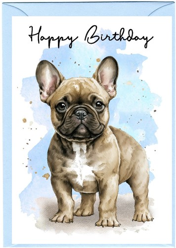 French bulldog - (4"x, 6")