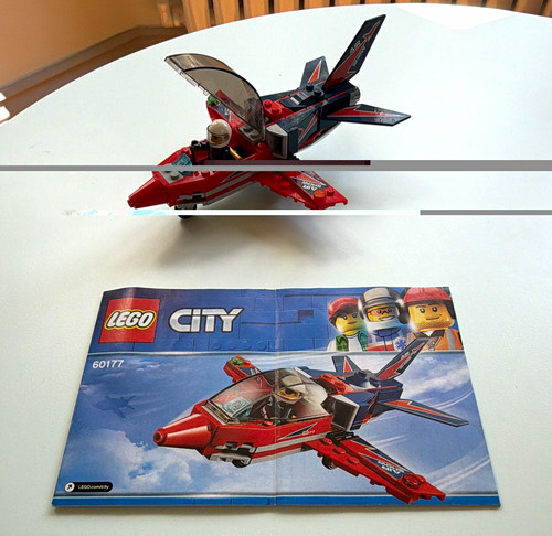 Lego city 60177 airshow jet - lego,
