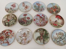Gresham Flower Fairies Collector Plates x12 Decorative Collectable 20cm