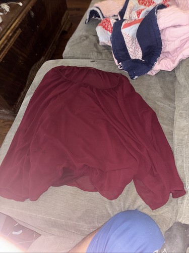 Maroon ballet skirt - maroon,