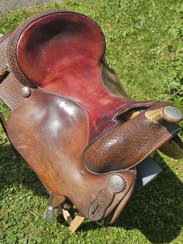 Western saddle old california - western, (old