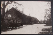 Old RPPC SOUTHEND BRADFIELD BERKSHIRE C J HARWOOD POST OFFICE GENERAL STORE