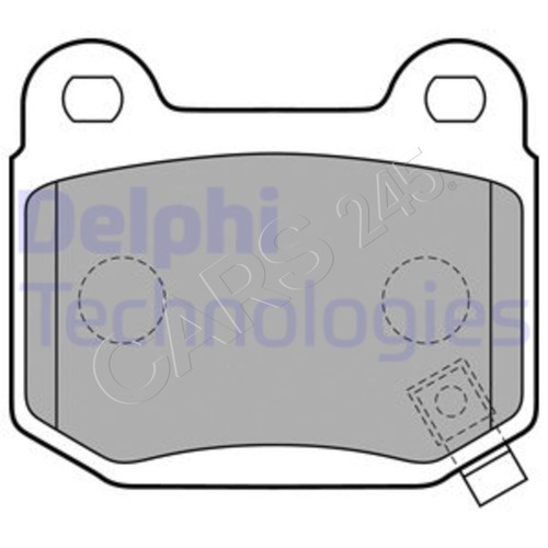 Disc brake pad - pad, fits