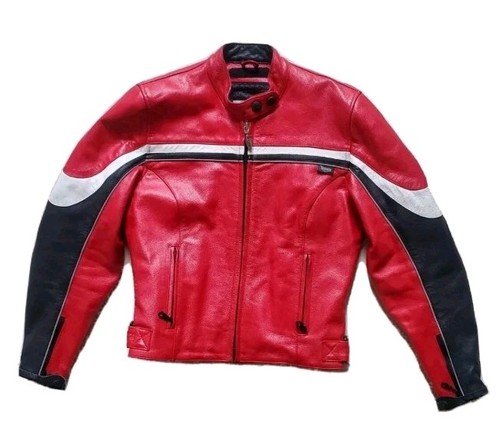 Triumph leather biker jacket - triumph,