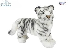 White Tiger Cub Plush Soft Toy