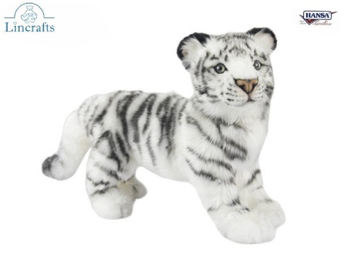 White tiger cub plush soft - cub,