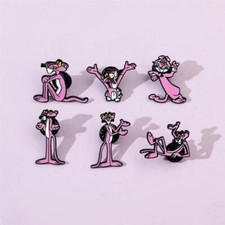 6psc Set Pink Panther Cartoon
