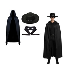 Men’s Zorro Costume Set