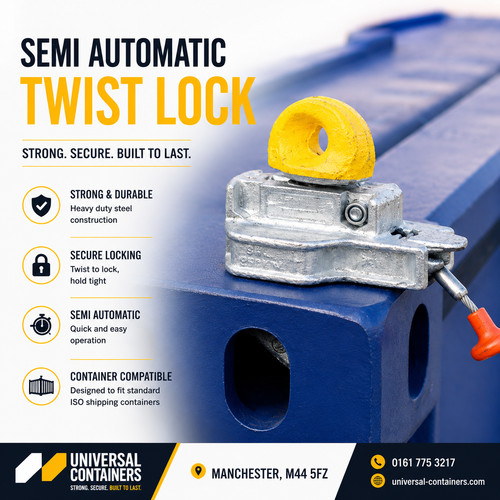 Shipping container twist lock - container,