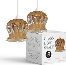 Modern Copper Glass Light