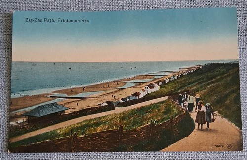 Postcard frinton sea - postcard, on