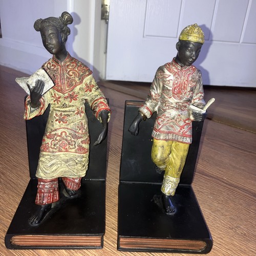Pair metal chinese scholar - metal,