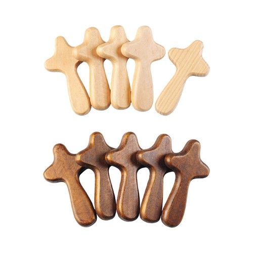 5pcs wooden holding cross - holding,