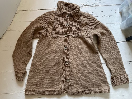 Hand knitted chunky - hand,