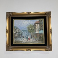 Vintage, Burnett  Framed Oil