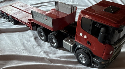 Bruder scania red - red, plastic