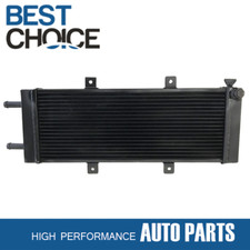 Aluminium Charge Cooler Radiator Universal 3 Row 23"x 8" Heat Exchanger Black