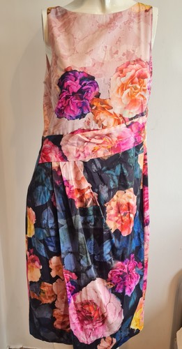 Vera mont chiffon floral midi - vera,