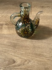 Vintage hand painted sunflower - hand,