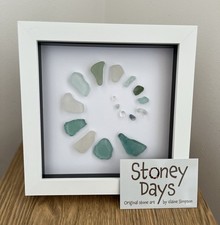 Sea Wave - Sea Glass Picture -