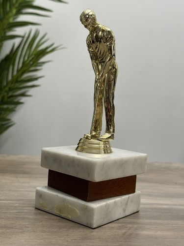 Vintage golf trophy - golf, marble