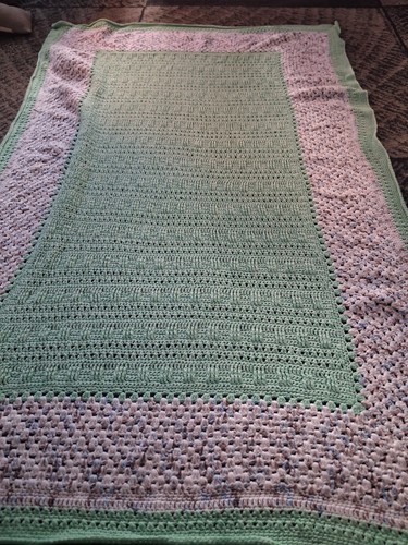 Crochet blanket hand made - blanket,
