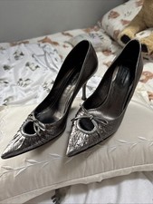 Dolce & Gabbana silver heel
