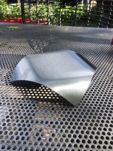 Stainless steel glass slumping - stainless,