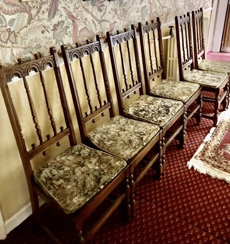 Ercol chairs elm - 6, old