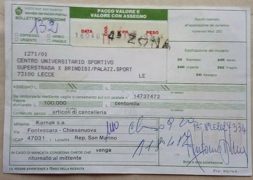 San marino 1987 post - san,