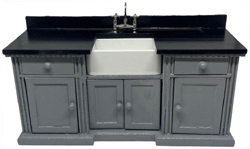 Dolls house black - house, grey