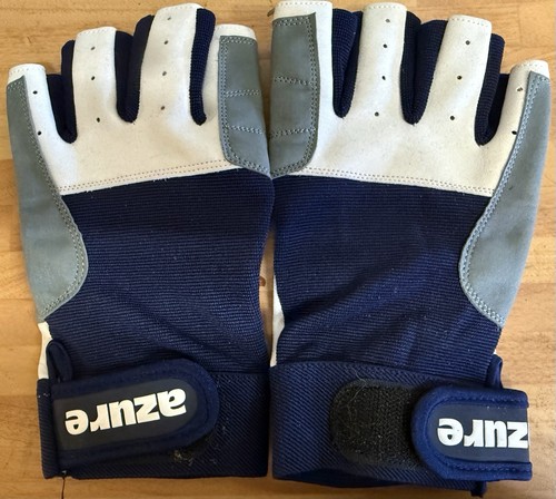 Azure sailing gloves - azure,