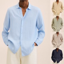 Mens Long Sleeve Fully Cotton