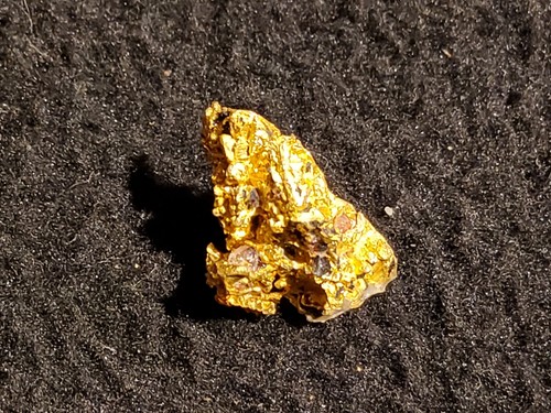 Gold nugget crystalline 9ct - nugget,, crystalline,