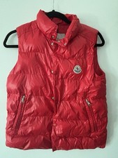 Red Moncler Gilet Boys 12 Years