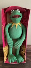 Original Bendy Kermit 1977 with Original Box Muppets Jim Henson Vintage Toy