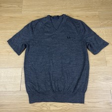 Fred Perry 100% Merino Wool V
