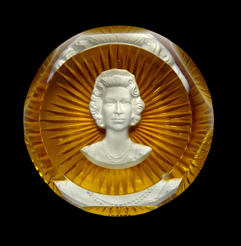 Crystal paperweight baccarat - crystal,