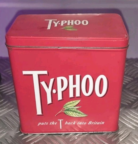 Vintage typhoo tea caddy tin - typhoo,