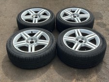 GENUINE AUDI A4 B7 - 17" ALLOY WHEELS & TYRES - 8E0601025AS / 7.5JX17 / ET:45