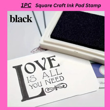 Square Craft Ink Pad  Stamp Blocks For DIY Projects Scrapbooking And Sewing