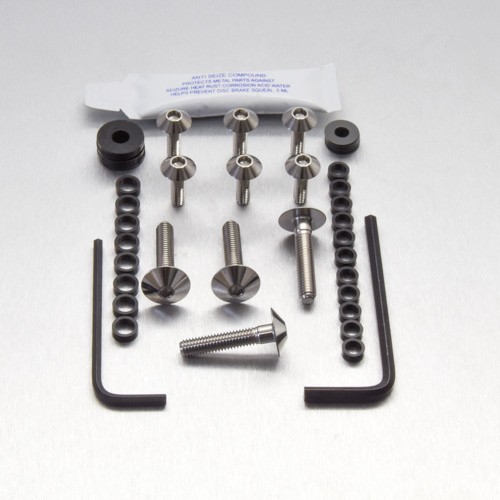 Stainless steel fairing kit - steel,